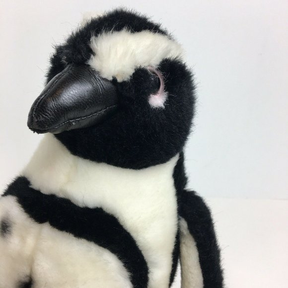 The Petting Zoo Penguin Plush 10" Standing Stuffed Animal Black White Arctic Toy - Picture 5 of 12
